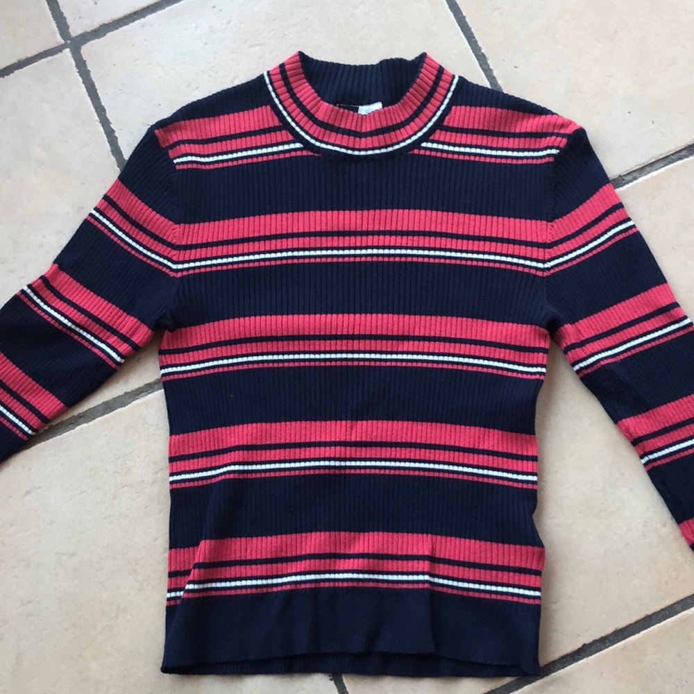 H&M Striped Knit Long Sleeve